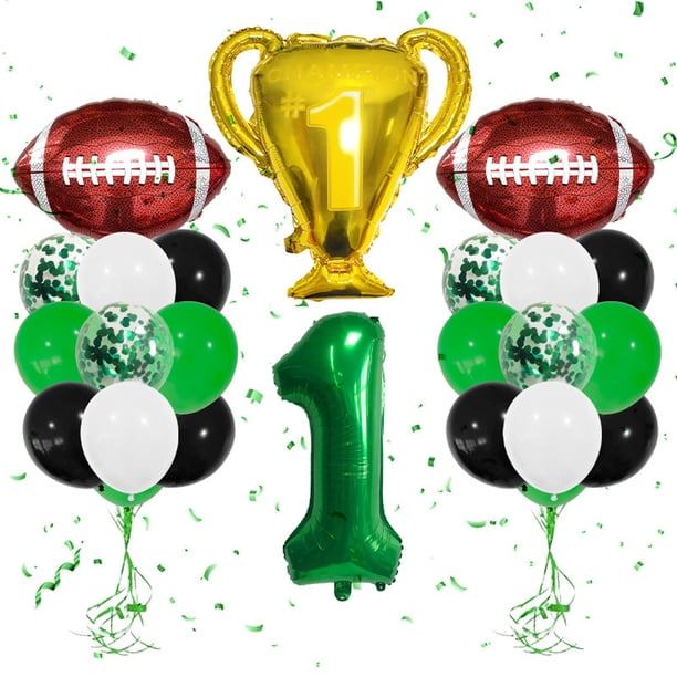 Globos de fútbol para fiestas de cumpleaños, decoración deportiva para fiestas de cumpleaños, suministros para fiestas de cumpleaños