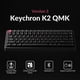 thumbnail image 2 of Teclado mecánico Keychron K2 75% QMK inalámbrico Super Banana, 2 of 7