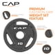 thumbnail image 4 of Set de discos de peso CAP Barbell de 200 lb, olímpicos, de hierro fundido, 4 of 6