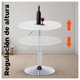 thumbnail image 2 of Mesa de Bar Regulable con diseño Moderno y Elegante blanco, 2 of 6
