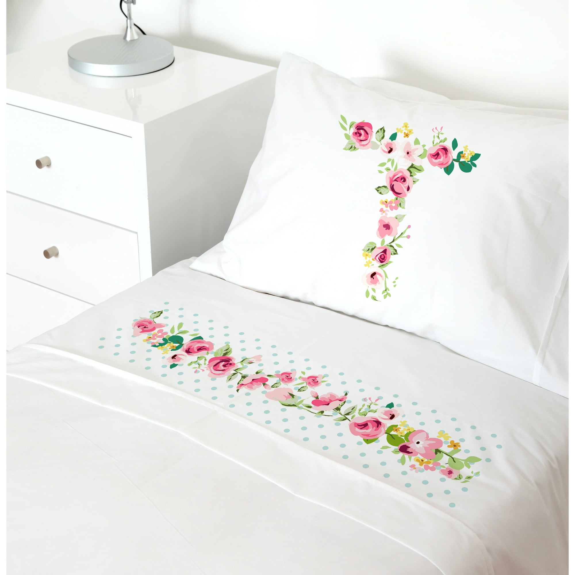 Tuyo Print - Juego De Sábanas Transición Letras Vintage T