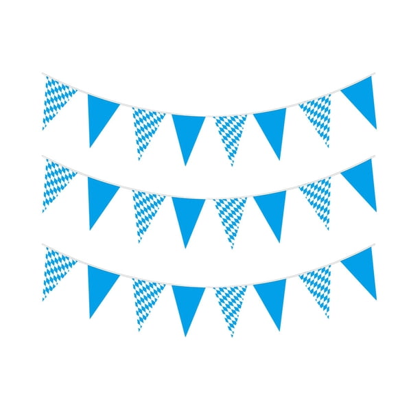 Pancarta De Oktoberfest DIY Azul De 8 M De Largo Para Valla De Techo Exterior Estilo D