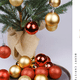 thumbnail image 4 of 24 bolas navideñas irrompibles de 3 cm para árbol de Navidad, bodas, cumpleaños y fiestas., 4 of 5