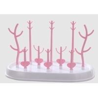 Pumucki - Rack Secador Mamaderas Rosado