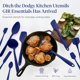 thumbnail image 2 of Set de utensilios de cocina GIR 10 piezas, silicona azul real, 2 of 7