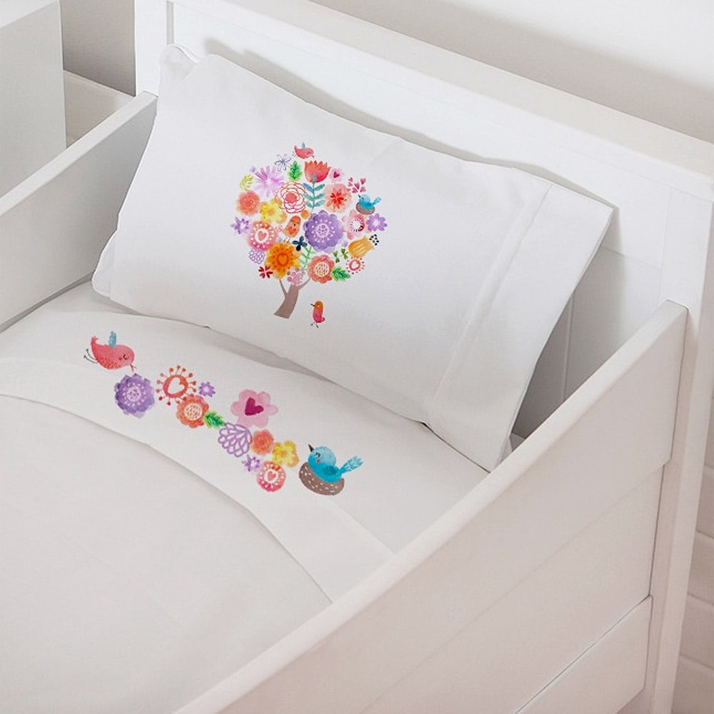 Tuyo Print - Juego De Sábanas Cuna Arbolito