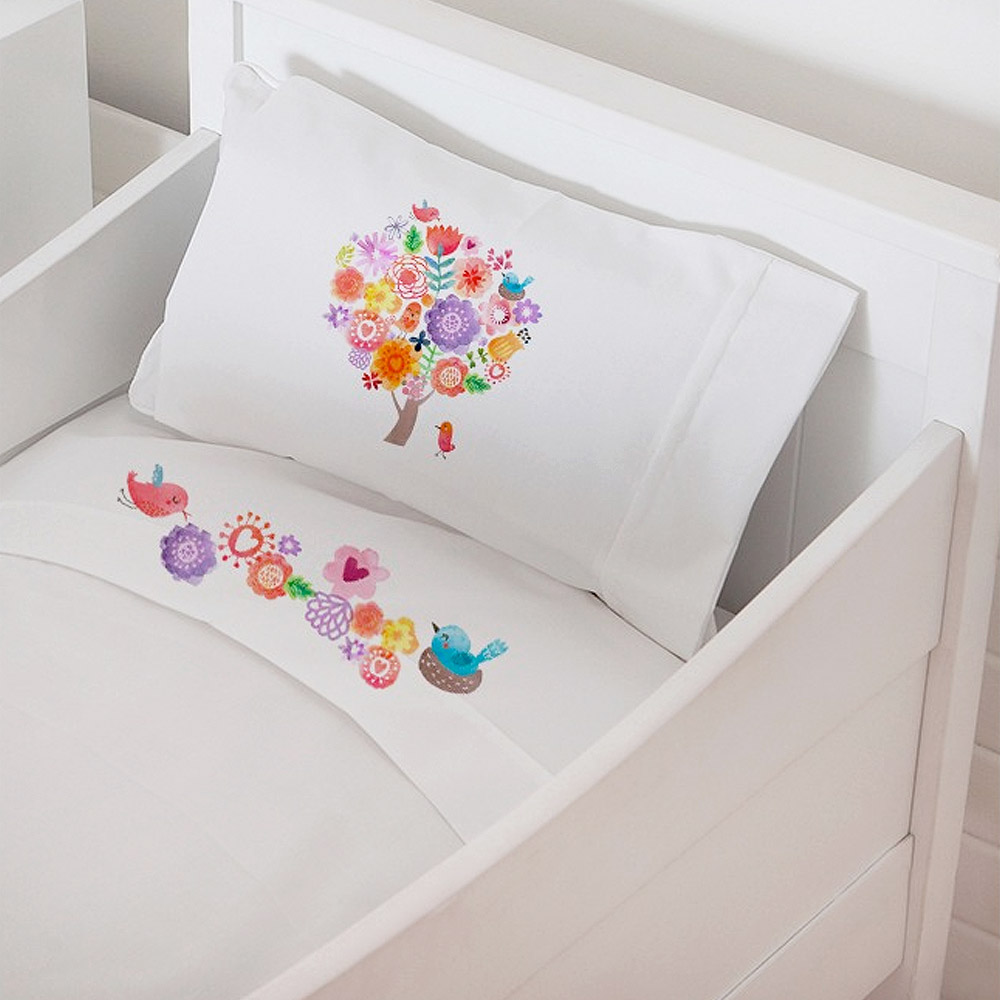 Tuyo Print - Juego De Sábanas Moisés - Colecho Arbolito