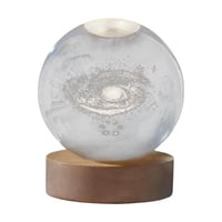 Magideal - Decoración De Bola De Cristal Con Luz Nocturna, Farol De Escritorio, Adorno De Luz Para Mesa, Sala De Estar, Comedor, Regalos De Cumpleaños Para Niños