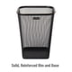 thumbnail image 4 of Trash Can Mind Reader Mesh Square, 9,75 de largo x 9,75 de ancho x 12,25 de alto, negro, 4 of 7