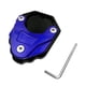 thumbnail image 3 of Almohadilla de pie de soporte lateral para motocicleta con soporte de accesorio de llave para C400GT C400 2019-2021 piezas de repuesto antideslizantes Azul, 3 of 5