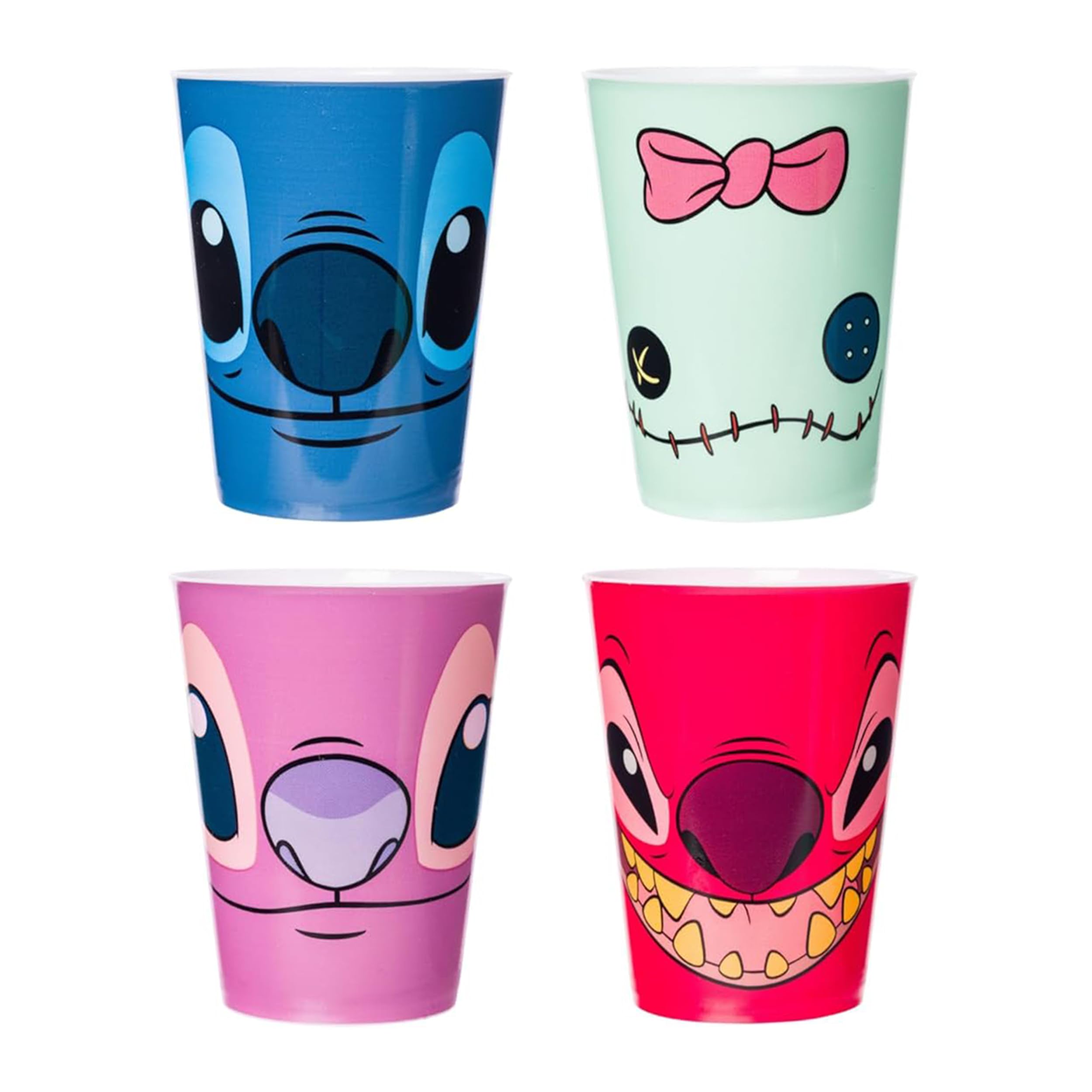 Set De Minitazas Silver Buffalo Disney Lilo And Stitch, 45 Ml X4