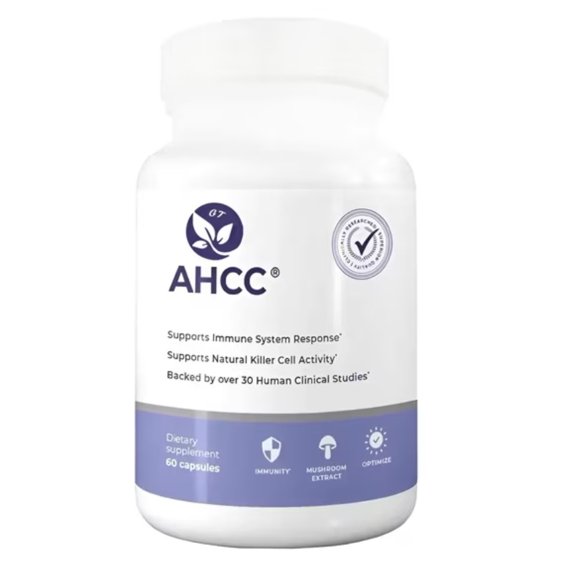 Ahcc 1000mg Para Inmunidad y Actividad Celular Negativa 60 caps