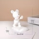 thumbnail image 1 of 1pc Resin Hand-painted Bear Mobile Phone Holder Desk Office Desk Statue Ornament Birthday Gift Holiday Gift, 1 of 2