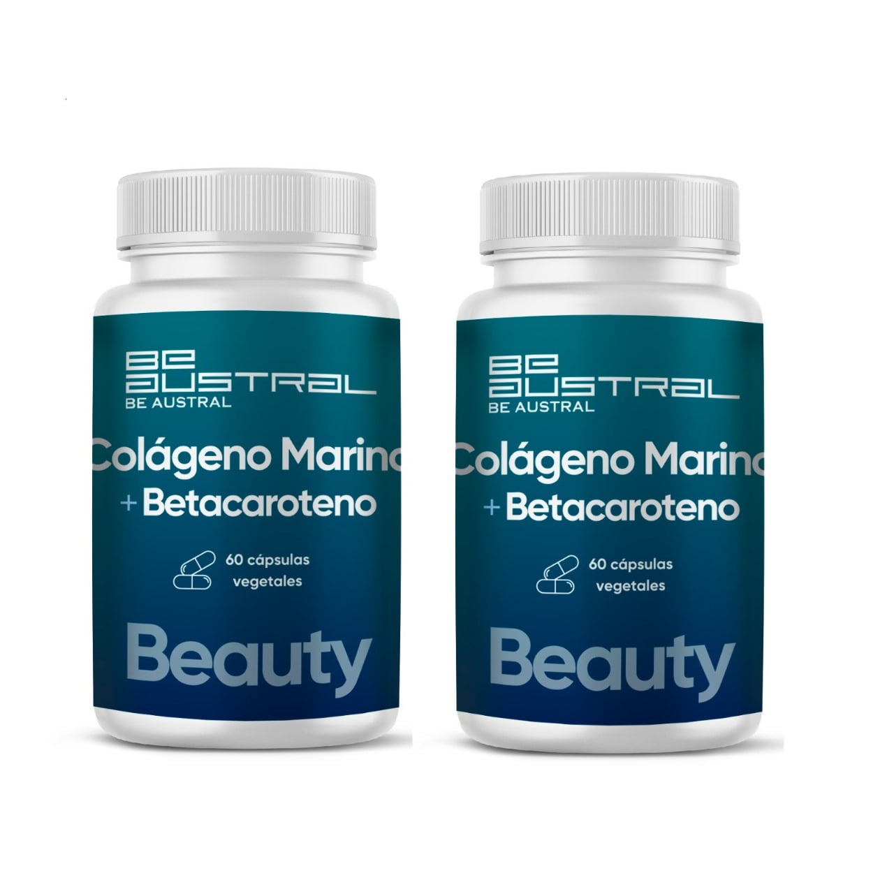 Colágeno Marino+betacaroteno Pack 120 Caps Be Austral