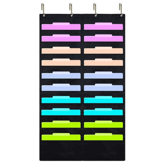 Organizador de Carpetas de Archivo EAMAY de 20 Compartimentos para Montar en Pared