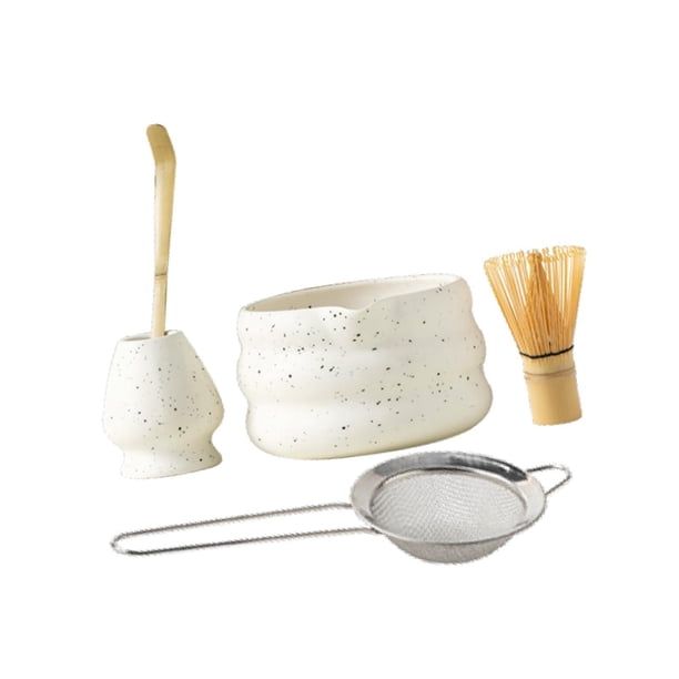 5x Matcha Set Accesorios Matcha Fashion Fashion Tea Tea Tool Tool Ceremonía de té japonesa para el amante del té de la mesa amante de la matcha Blanco