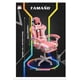 thumbnail image 3 of Silla Gamer Rgb Profesional Reclinable Rosa, 3 of 3