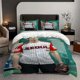 thumbnail image 1 of 3pcs Cha Eun-Woo Wearing Baseball Uniform Themed Bedding Set Including Duvet Cover And Pillowcases Soft And Comfortable, 1 of 5