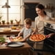 thumbnail image 5 of Set de 3 Moldes para Pizza Antiadherentes NutriChef, 5 of 9