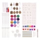 thumbnail image 1 of Kit de herramientas para joyería de resina de silicona, 107 piezas, accesorios de bricolaje para hacer joyas, decoración de flores con destellos, 1 of 5