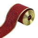 thumbnail image 1 of Cinta Navideña Con Borde De Alambre Flexible De 2 Pulgadas X 90 Yardas Para Proyectos Navideños, Color Rojo, 1 of 5