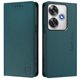 thumbnail image 4 of Funda Billetera con Soporte para Xiaomi Poco F6 Bloqueo RFID Plegable Verde oscuro, 4 of 6