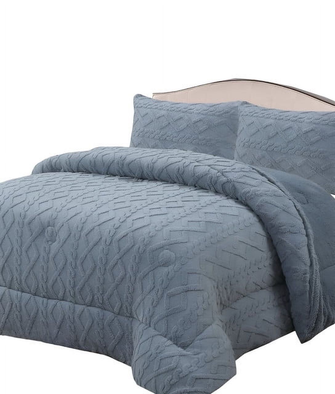 Todo Para El Hogar - Cubrecama Grueso Para Invierno King - Super Gris