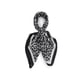 thumbnail image 1 of Pañuelo Tipo Seda 70x70 Cm Animal Print Leopardo Elegante negro Talla Única, 1 of 6