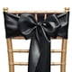 thumbnail image 5 of Cintas para sillas ZSJFMF 50 unidades 275 cm negro satinado, 5 of 7