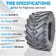 thumbnail image 4 of Neumático Para Tractor Veteran Tire 26x12 00 12 Diseño R4 Con Tacos, 4 of 8