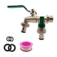 thumbnail image 3 of Divisor De Manguera De Jardín De 2 Vías Con Conector De Manguera De Latón De Doble Salida Para Grifo De Agua, 3 of 5