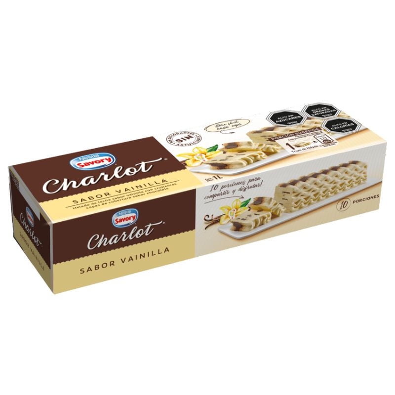 Postre Congelado Vainilla Caja 1 L Charlot