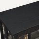 thumbnail image 4 of Gabinete de pantalla led Curio,Gabinete de pantalla antiguo con estantes ajustables,Retro diseño de calidad con puertas de rejilla Elegante estantería y armario de almacenamiento, 4 of 6