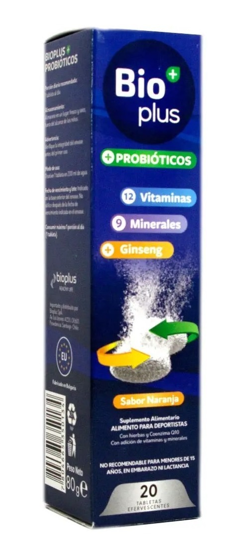 Swiss Energy - Bioplus Probioticos Multivitaminico Tab Efervescentes X 20