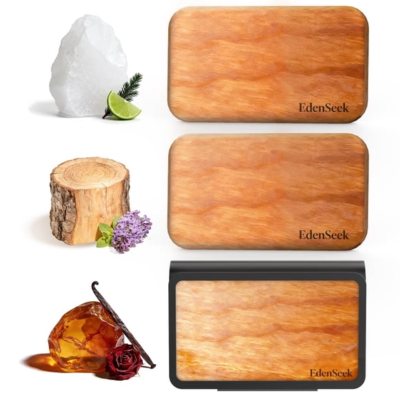 Ambientador Para Auto De Madera Con Aceites Esenciales 40+ Días