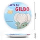 thumbnail image 2 of Gildo (dibujos animados) Plato decorativo de porcelana fina (bone china), plato decorativo de cerámica para hogar, oficina, soporte de pared, platos decorativos para dormitorio - 6 pulgadas (15 cm), 2 of 6