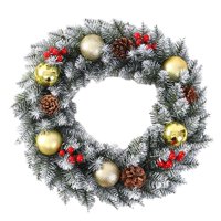 Bothyi - Guirnalda Navideña Artificial, Guirnalda Navideña, Decoración Para Hotel, Oficina, Oro