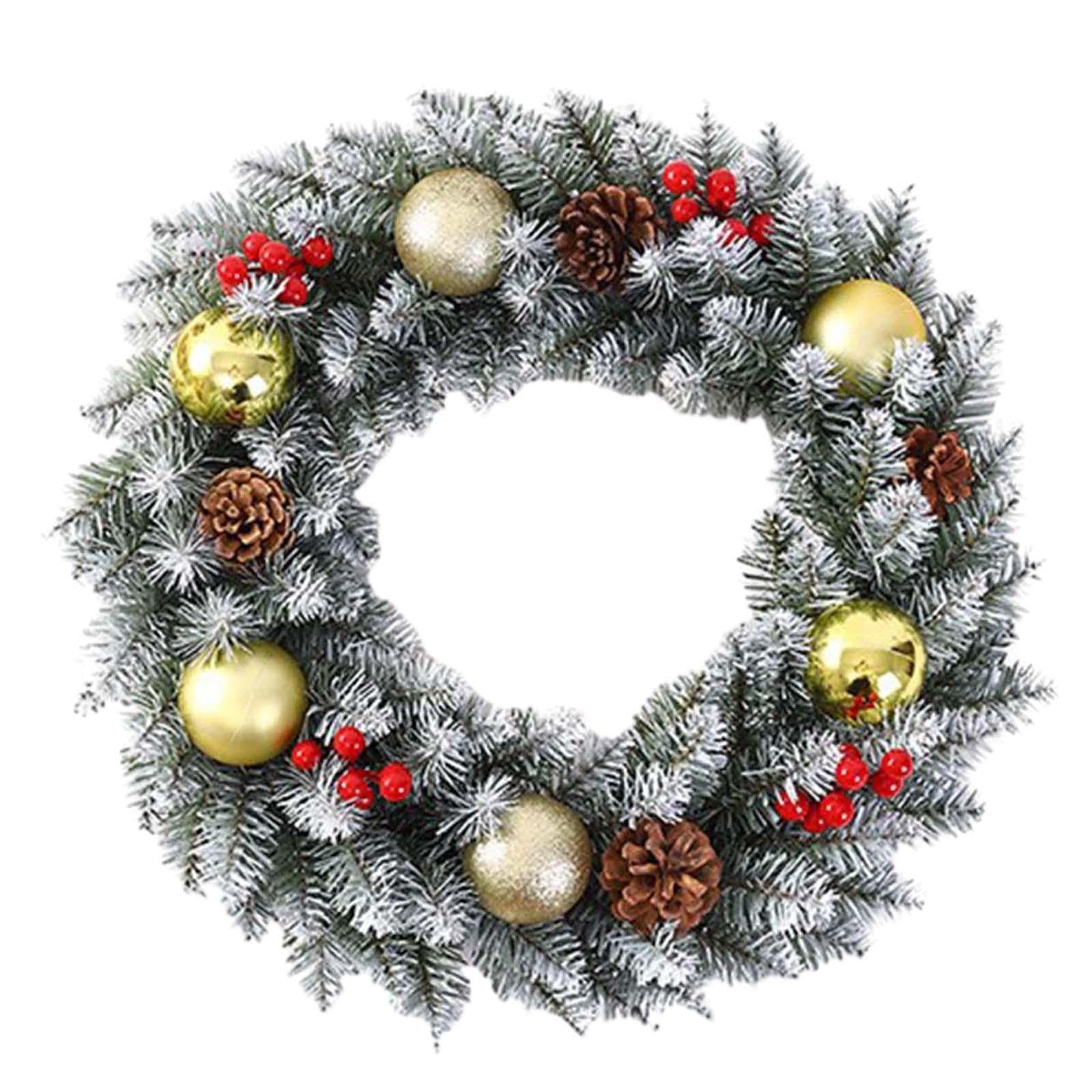 Bothyi - Guirnalda Navideña Artificial, Guirnalda Navideña, Decoración Para Hotel, Oficina, Oro