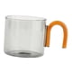 thumbnail image 1 of Taza De Té De Leche Con Asa Resistencia Al Calor Para Oficina Flor Té Cereal Gris, 1 of 5