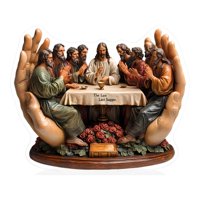 Bothyi - Letrero Acrílico De Jesús De La Última Cena, Decoración Navideña Para Armario De Repisa De Sala De Estar