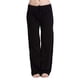 thumbnail image 1 of Pantalones de Pijama para Mujer Active Life de Forro Polar Talla Grande Negro, 1 of 2