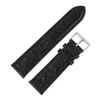 Ioensy - Correa De Reloj De Cuero Correa De Reloj Ajustable Correa De Repuesto Correa De Reloj Negro 22 Mm