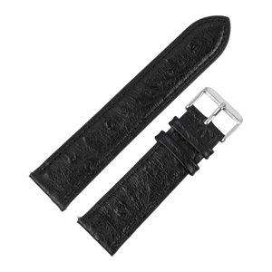 Ioensy - Correa De Reloj De Cuero Correa De Reloj Ajustable Correa De Repuesto Correa De Reloj Negro 22 Mm