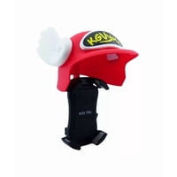 Genérico - Porta Smartphone Moto Y Bicicleta, Diseño Casco, Color Rojo