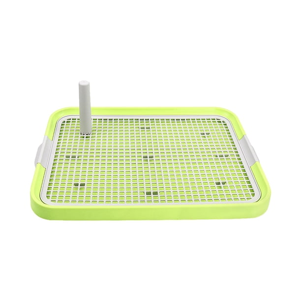 Inodoro Para Perros, Orinal Para Cachorros, Orinal, Bandeja De Arena Con Celosía, Bandeja Para Orinal Para Perros, Verde