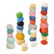 thumbnail image 2 of Equilibrio De Madera De Piedra Apilable Montessori Educativo Durante 3 A?os Hasta 36 Piezas, 2 of 5
