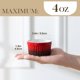 thumbnail image 2 of Juego de 6 cazuelitas MALACASA de 118 ml, color rojo, aptas para horno, 2 of 9