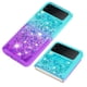 thumbnail image 3 of Funda Para Samsung Galaxy Z Flip 4 Con Diseño Gradiente Y Brillo Líquido Antigolpes Tpu, 3 of 4