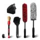 thumbnail image 1 of Kit de limpieza de ruedas YeewayVeh, paquete de 5 cepillos flexibles, color rojo, 1 of 8