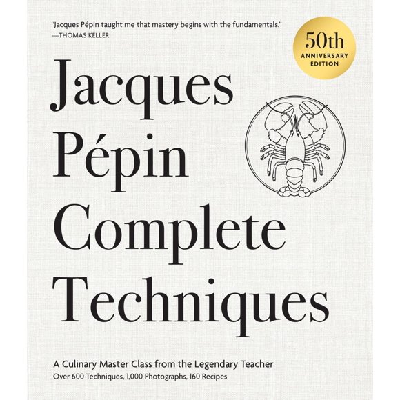 Libro Workman Publishing: Técnicas de Jacques Pépin (50.º Aniversario)